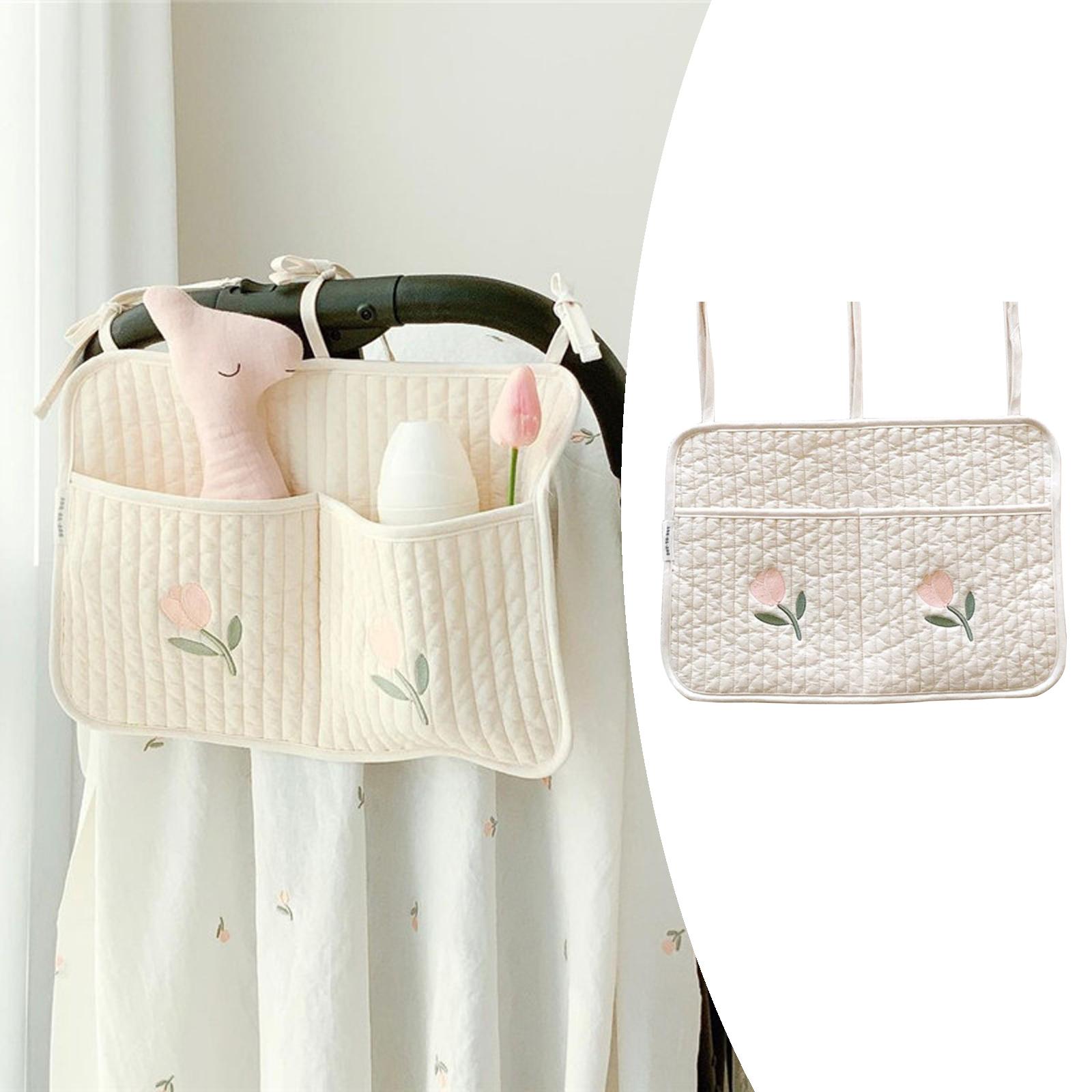 Baby Diaper Bag Put Up Storage Pouches for Bed Storage Bibs Put UP Diaper Tulip Large