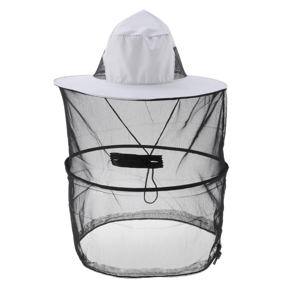  Head Net Hat, Sun Hat Bucket with Mesh Protection