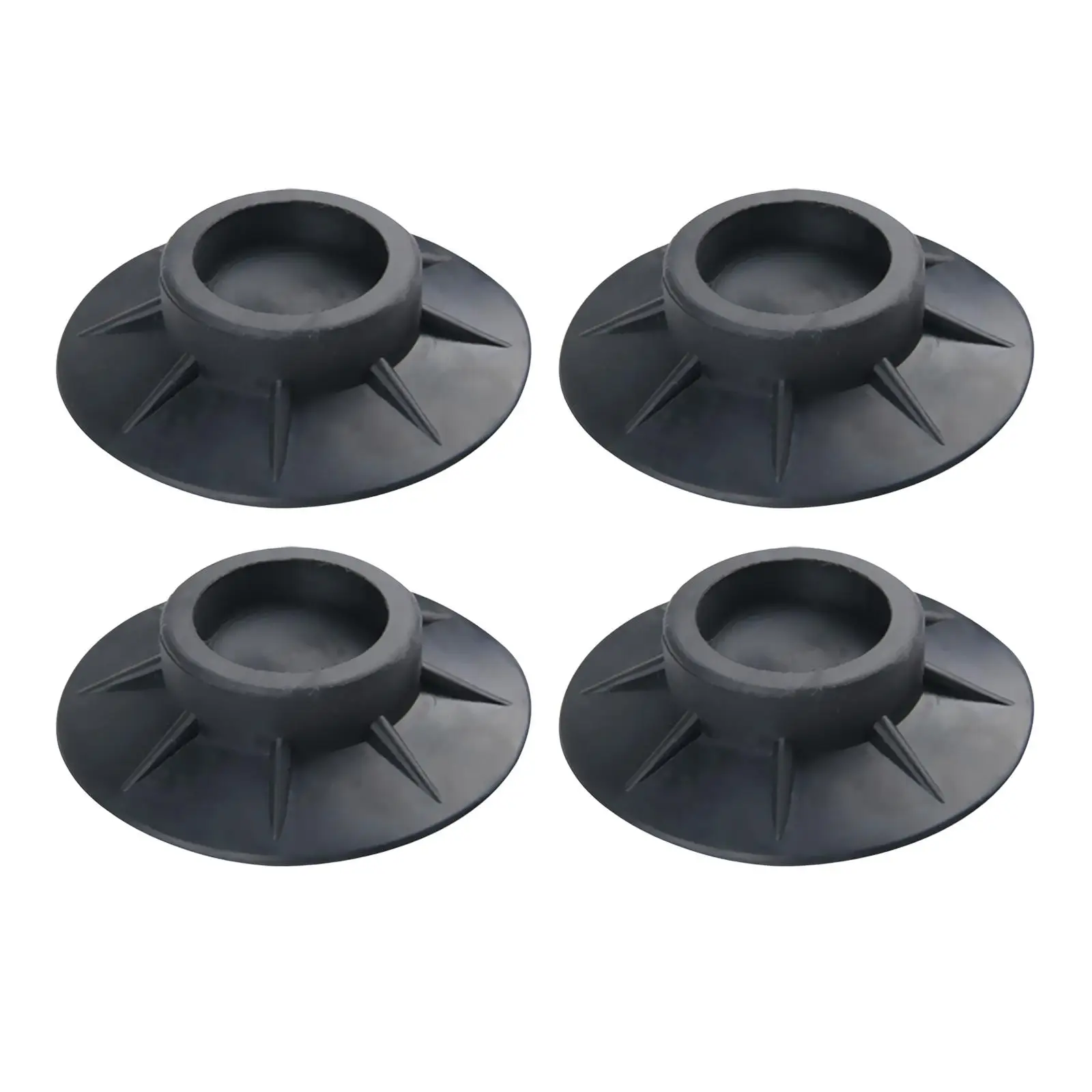 4 Pieces Dryer Pedestals Covers Slip Protects Laundry Room Floor Universal Rubber Slipstops Washing Machine Feet for Fridge