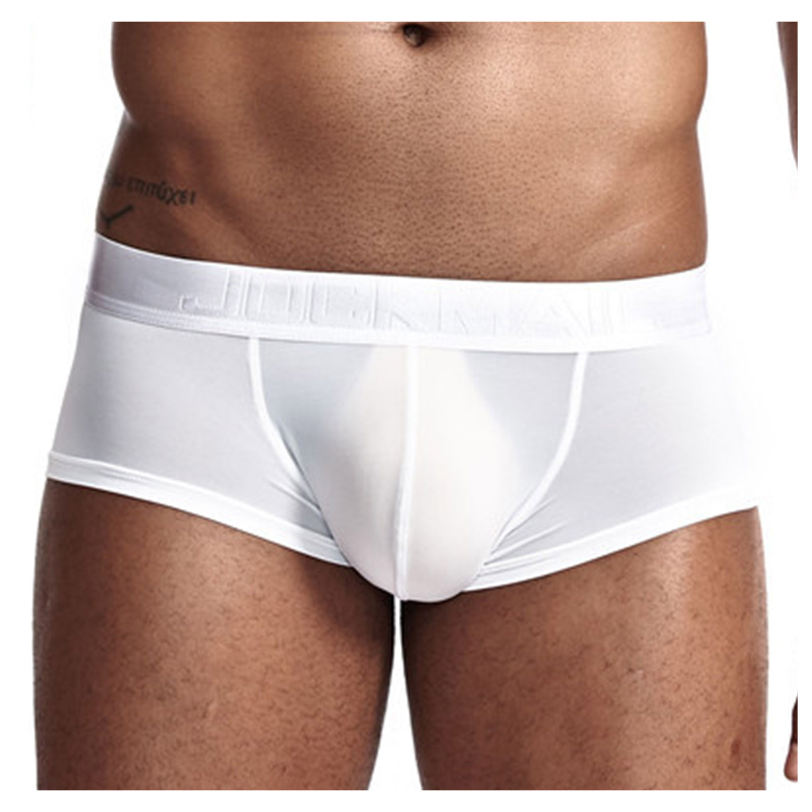 Title 3, Roupa interior masculina jockmail boxer de seda...