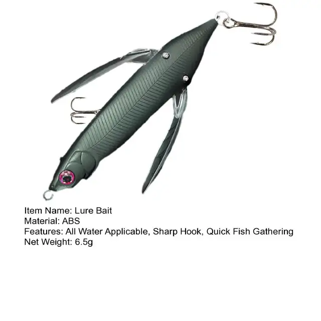 8cm/6.5g Hard Bait Bionic Realistic Fisheye Sharp Hook Artificial