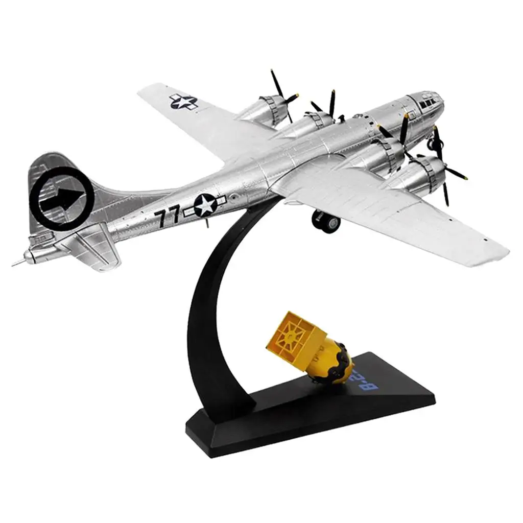 1/144 Alloy B-29 Aircraft Plane Model Toys with DisplayPlayset