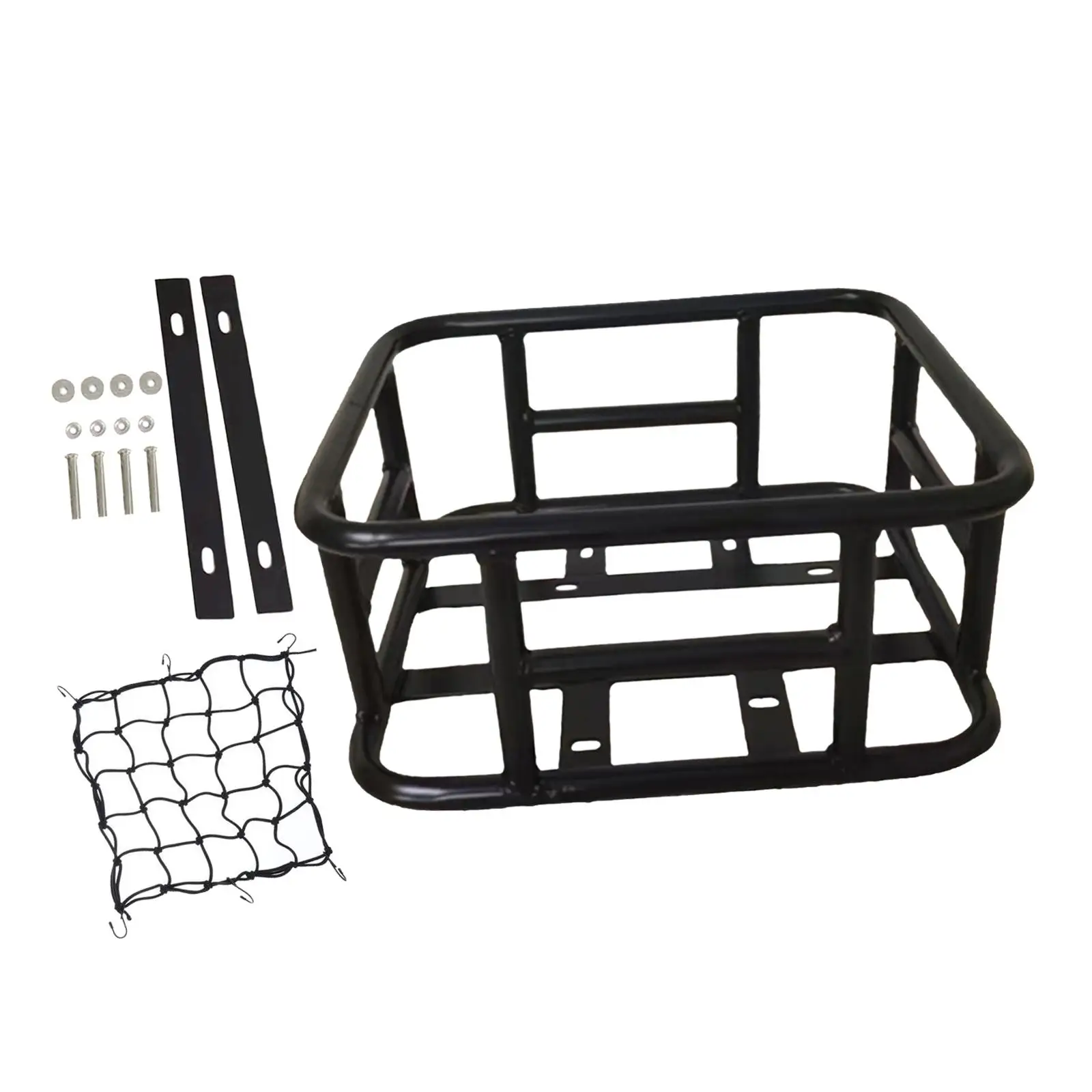 Title 6, Cesta de bicicleta com rack traseiro, Rack de c...