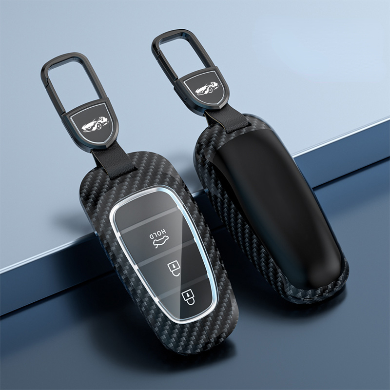 Nuova copertura chiave per auto in lega TPU per Hyundai Santa Fe Tucson 2022 NEXO NX4 Atos Solaris Prime2021 3 4 5 6 7 8 pulsanti Premium Key Case - S5cbcba61fcbf4c20b28b83b04b104a37g