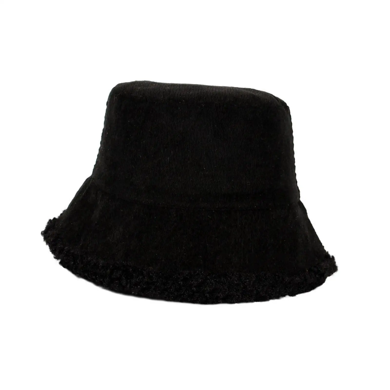 Unique Winter Warm Hat Versatile Comfortable Fisherman Caps Casual Plush Bucket Hat for Ladies Picnic Festivals Hiking Street