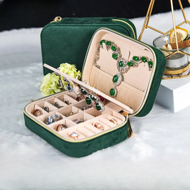 Clear Plastic Jewelry Organizer Box Earring Storage Organizer Travel  Jewelry Case Joyeros Organizador De Joyas - Storage Boxes & Bins -  AliExpress