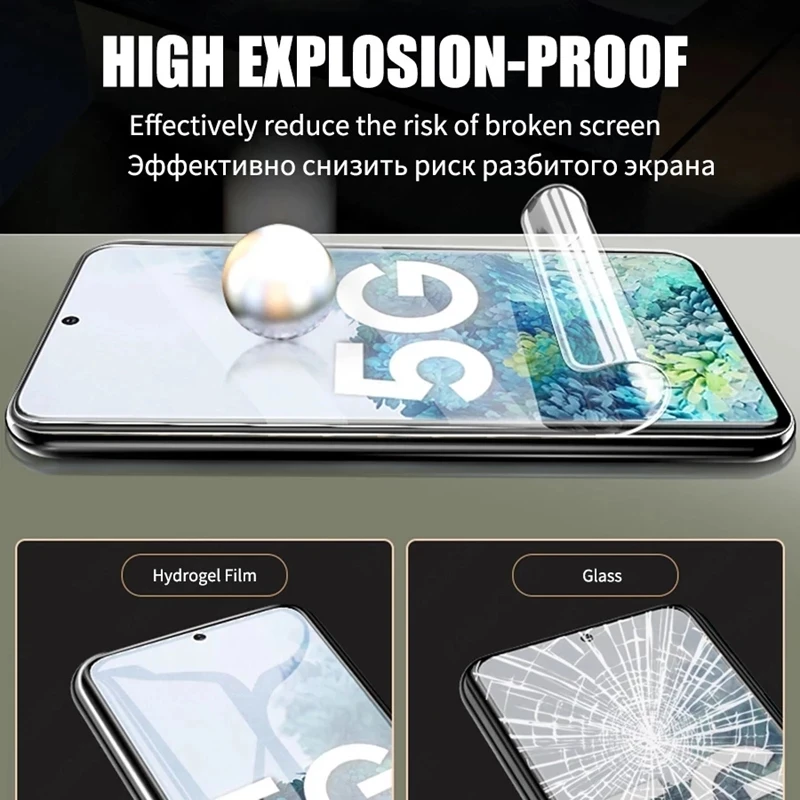 Hydrogel Film For Samsung A53 5G Global Full Screen Protective Lens Tempered Glass on Galaxy A52 A52S A51 A50 A 53 53A Shield mobile tempered glass