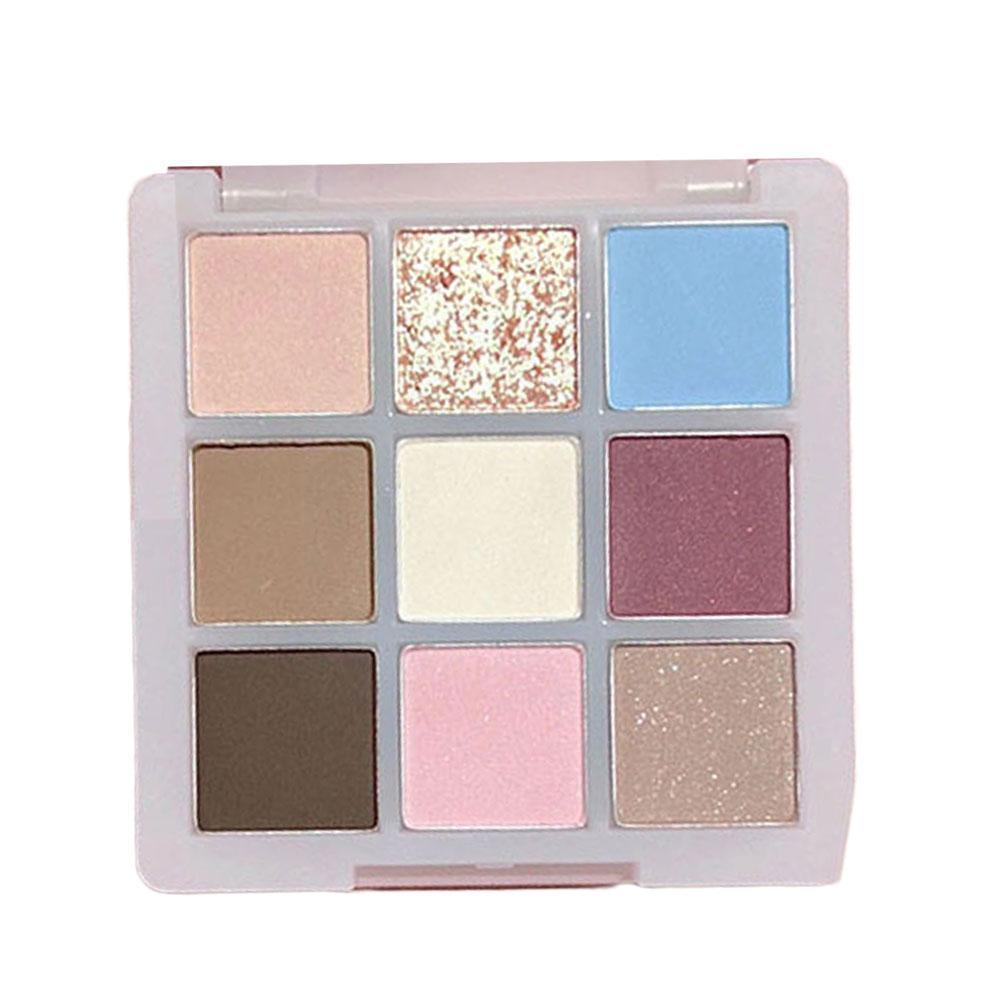 Best of 9 Color Eye Shadow Palette Blue Smoked Makeup Glitter Palette Palette Charming Eye Eyeshadow Quality Makeup High Pearly V5F2 Reviews & Tips - Image 3