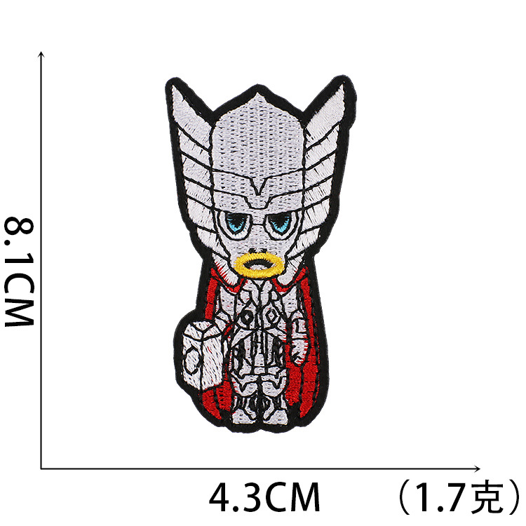 Description Picture 5 of itemDisney Marvel Spiderman Hulk Embroidery Patches on Clothes Stickers for Jackets Anime Cartoon Decor Pants Bag Clothing Patch