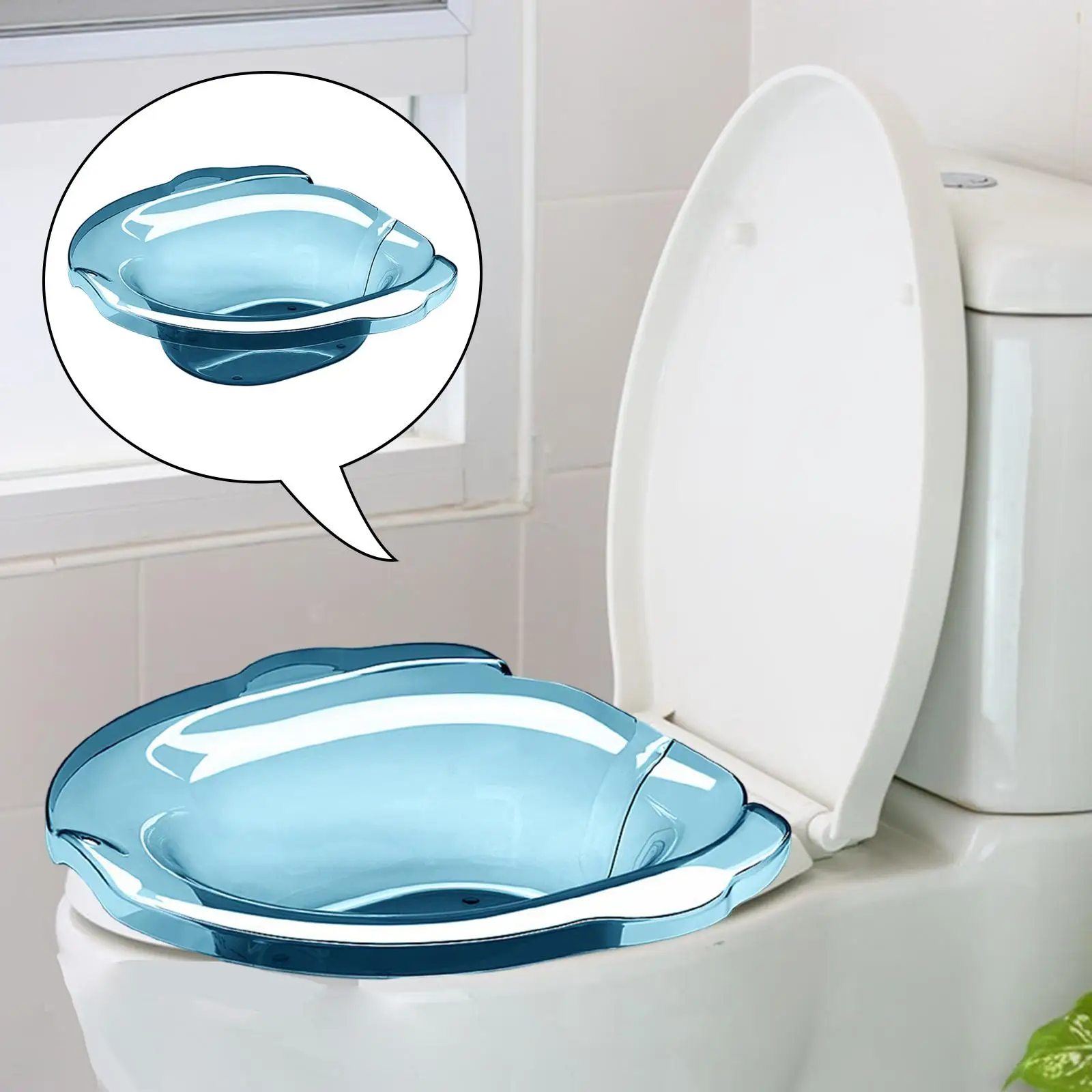 Sitz Bath for Toilet Seat Toilet Tub Bidet for Washing Most Toilets Adults Women Sitz Bath Toilet Bidet Tub Steaming Basin