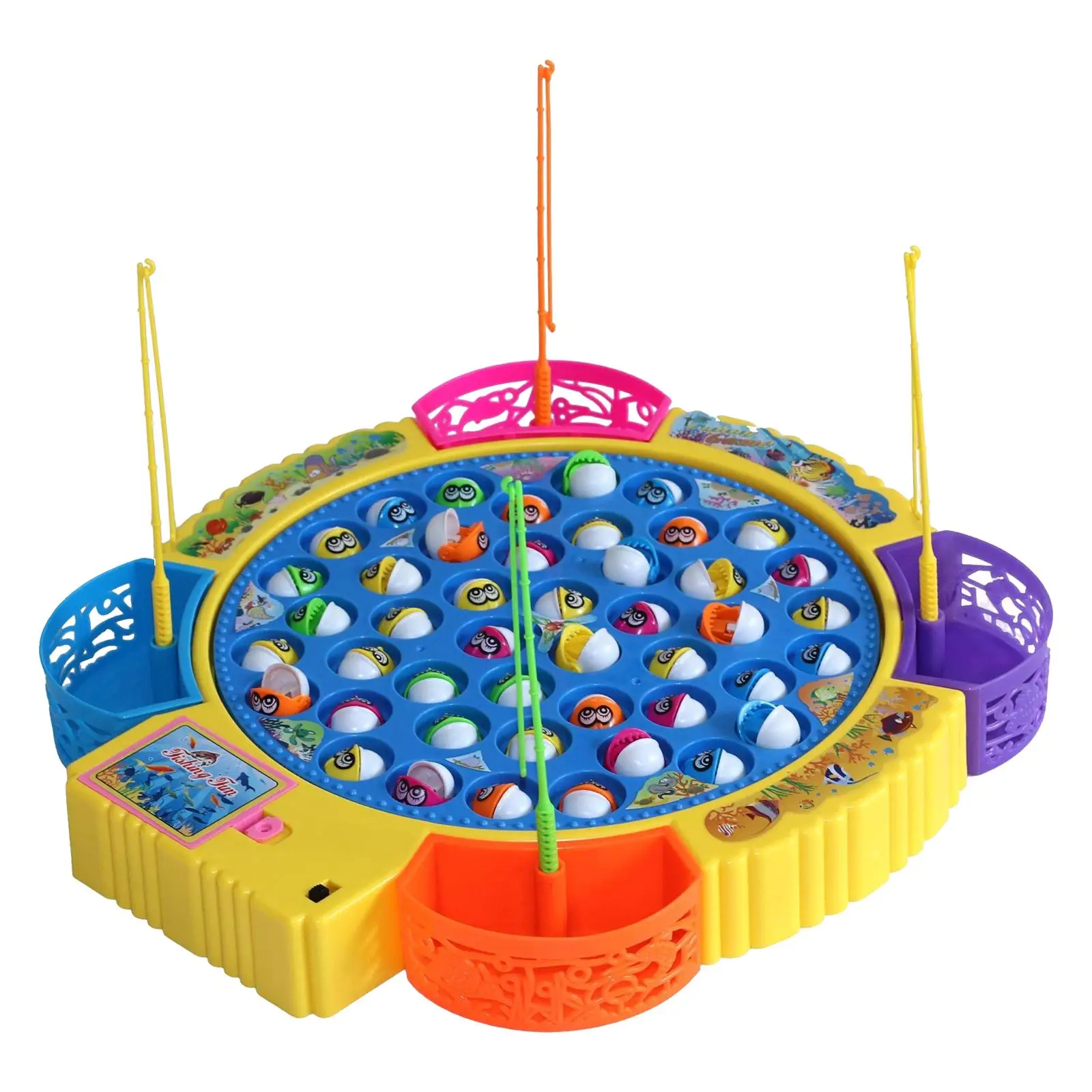 Novelty Rotating Fishing Game Kids Toys Fine Motor Skills Kids Fishing Toys