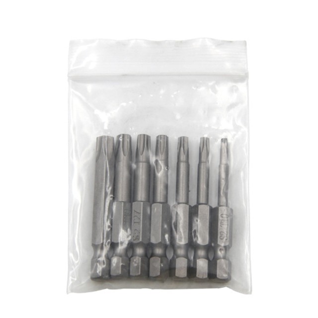 Torx-Bit Set 8-teilig – T8 Bis T40, Magnetisch, 50 Mm Länge Für Schrauber & Bohrer
