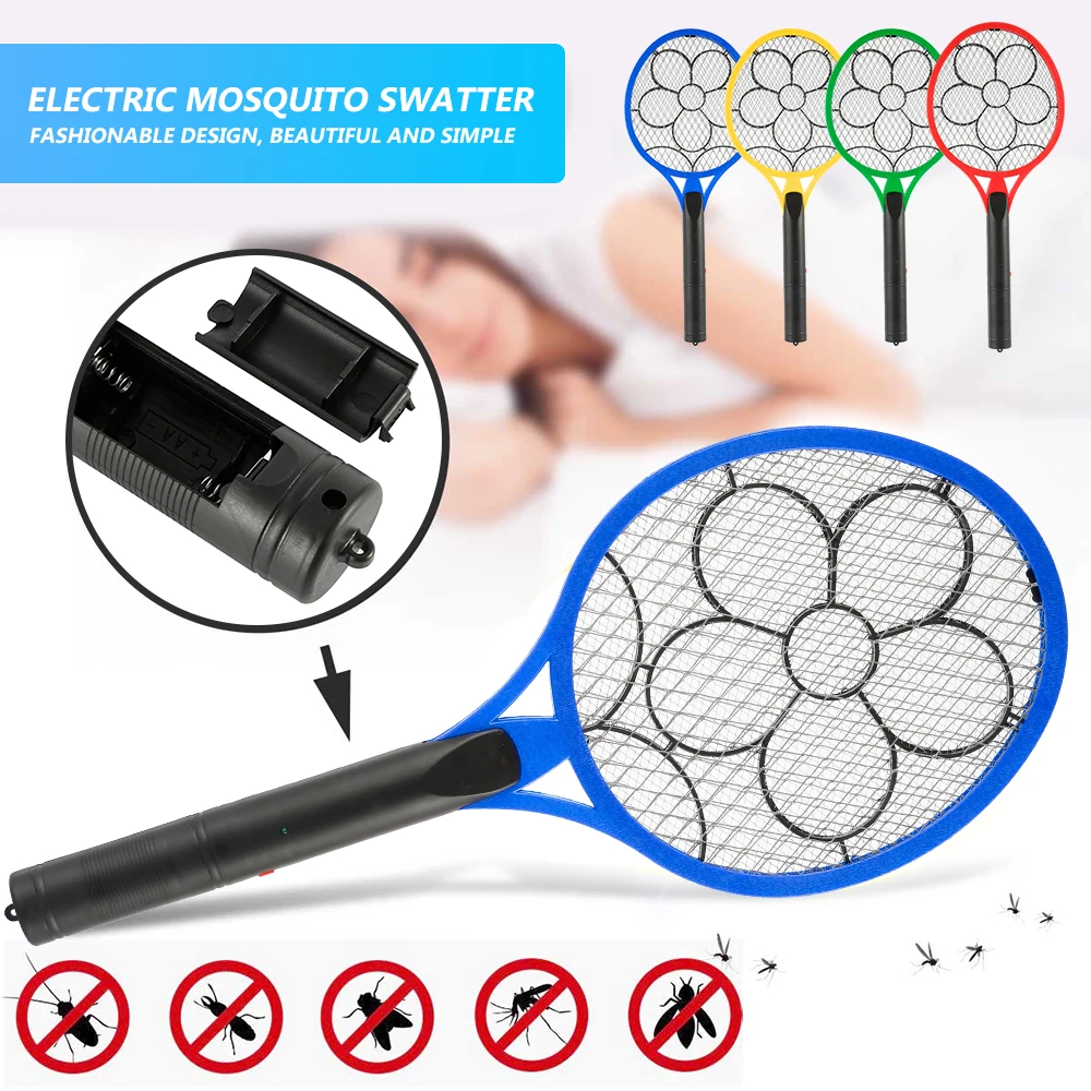 Title 3, Electric Bug Zapper Insect Fly Racket Portable ...