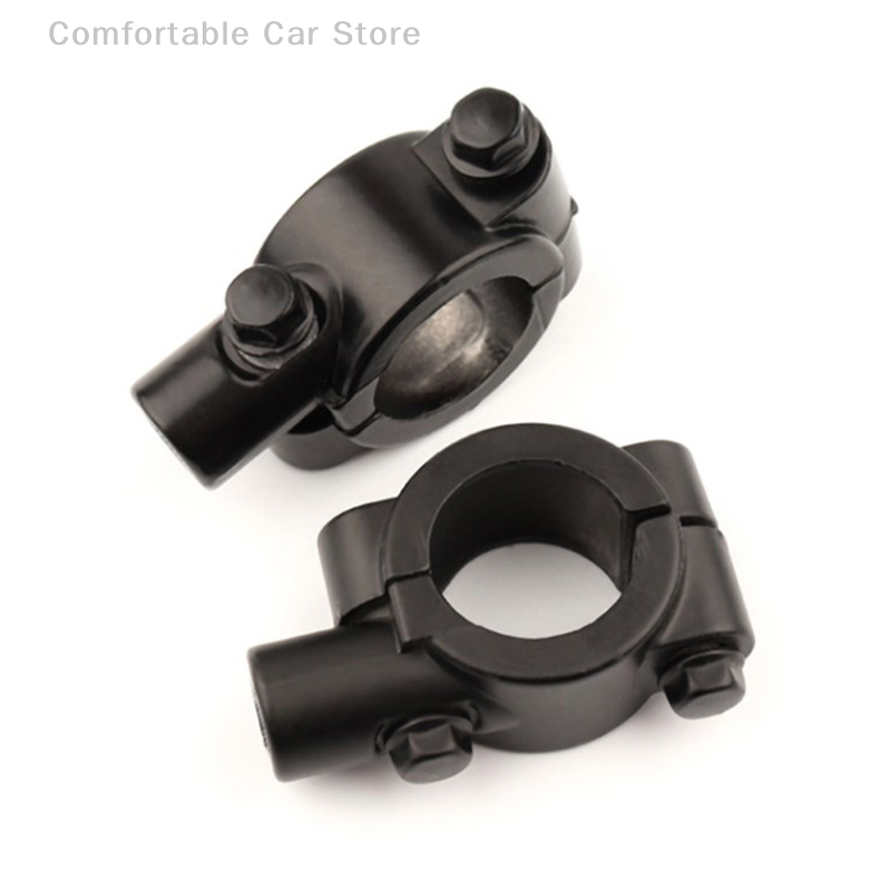 1pc Motorrad Rückansicht Lenker halter Adapter Klemm sockel 8mm schwarz Aluminium Universal Motorrad Werkzeug – Detail 1