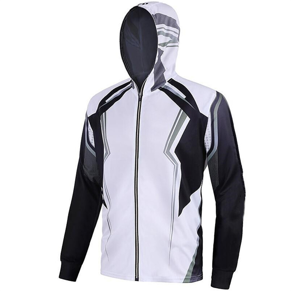 Description Picture 4 of itemQuick Drying Sun Protection Fishing Shirts  2 Anti-UV Lightweight Fishing Jerseys  Hoodies For Men