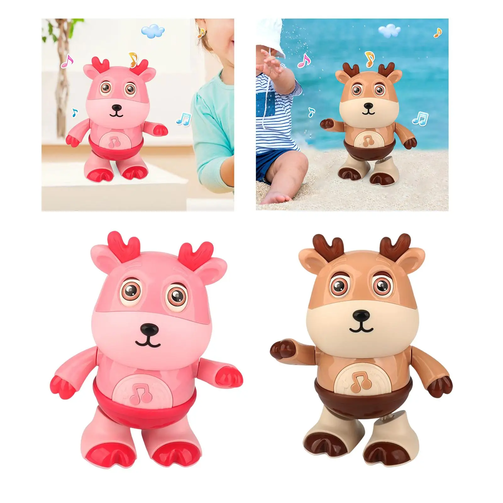 Dancing Swing Deer Toy Birthday Learning Toy Musical Toys Deer Musical Toy
