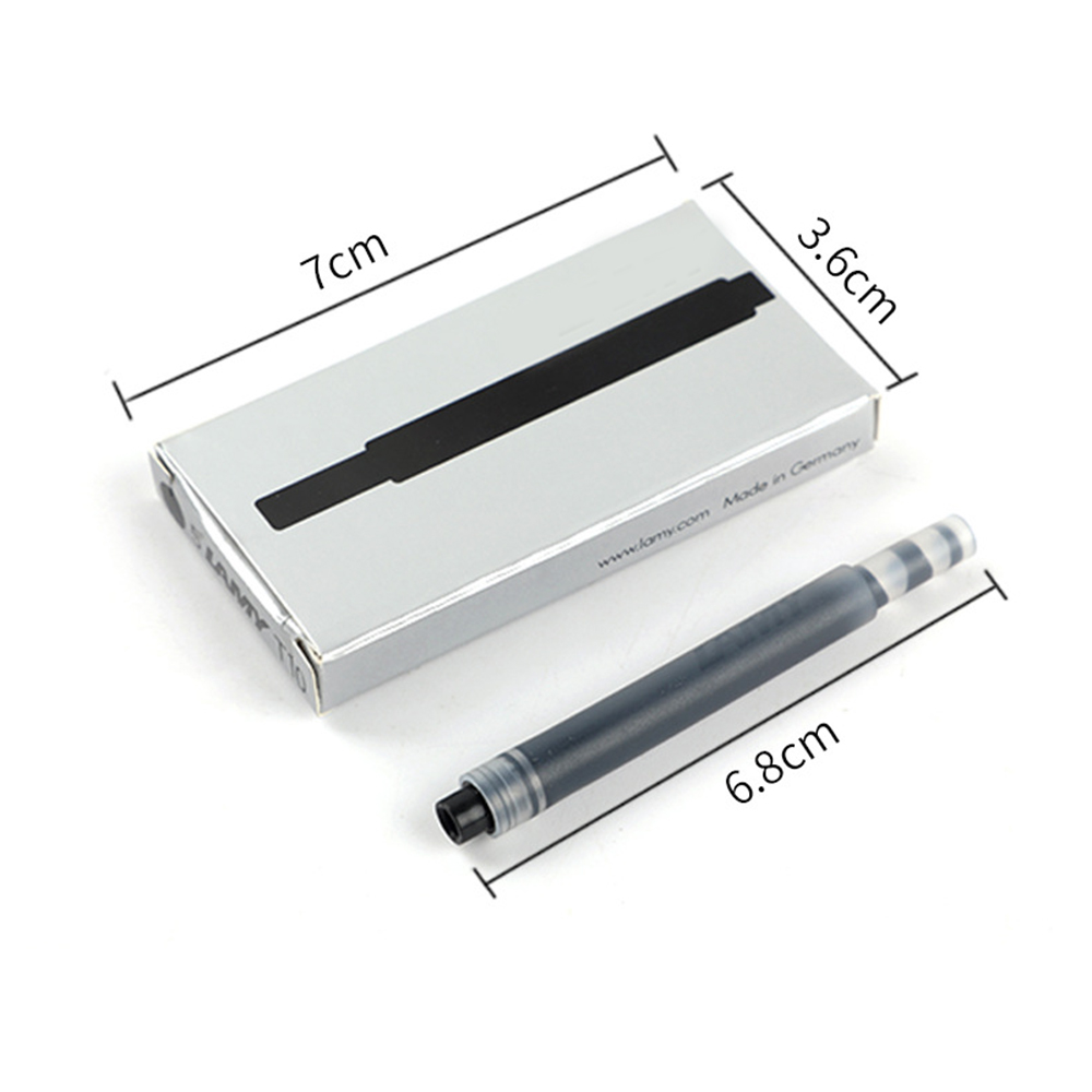 5 teile/schachtel schwarze Einweg-Füll federhalter Tinten patronen ersetzen Stift Nachfüllung t10 für Lingmei Stift – Detail 9