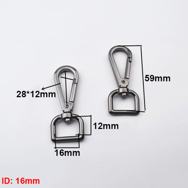Description Picture 2 of item1pcs Metal Swivel Eye Snap Hook Trigger Clasps Clips for Leather Craft Bag Strap Belt Webbing Keychain Hooks Length 60mm 2-3/8"