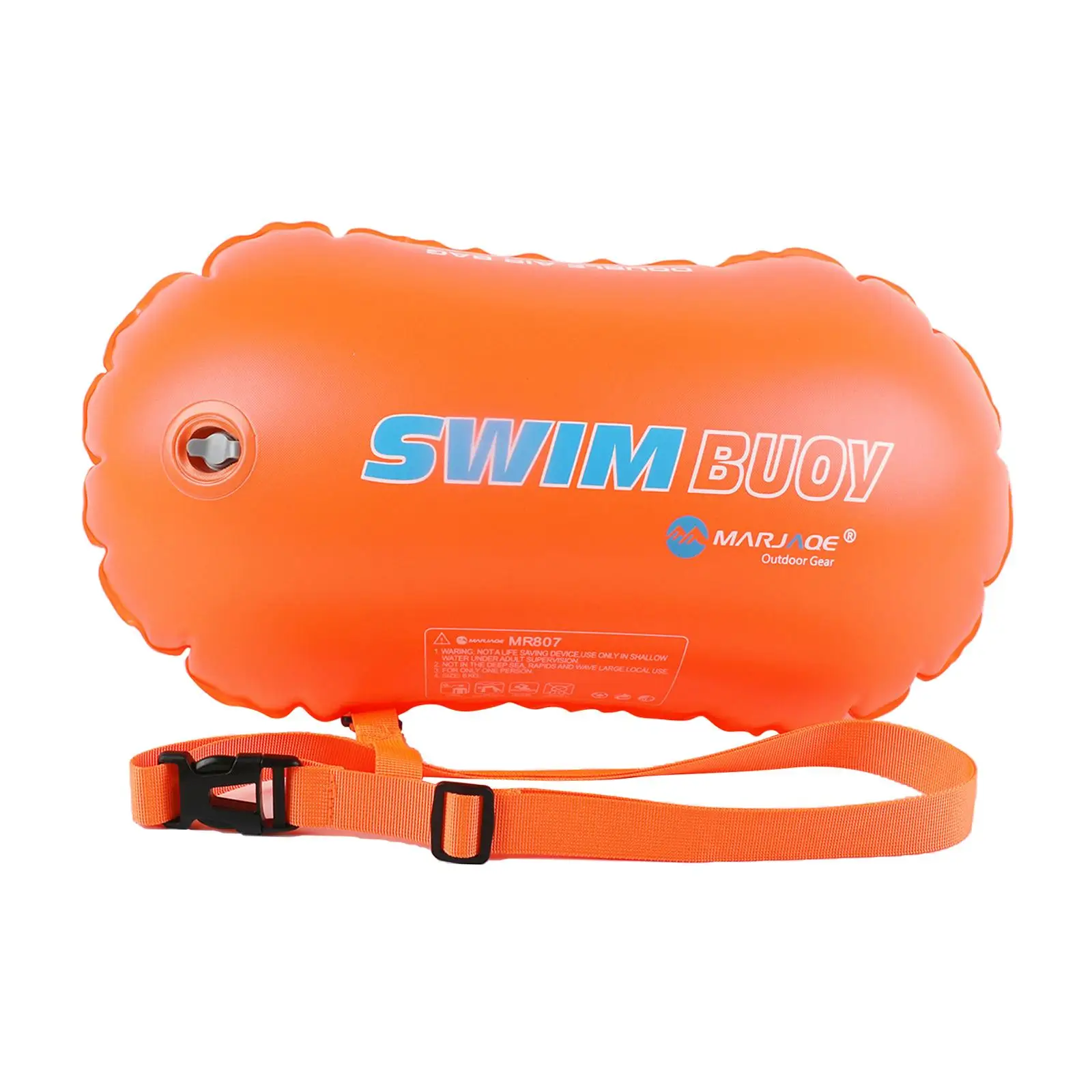 High Visible Safety Swim Buoy  Bubble Tow Float for  Swimming Kayaking Snorkeling Diving Trailing with Adjustable Waist Belt