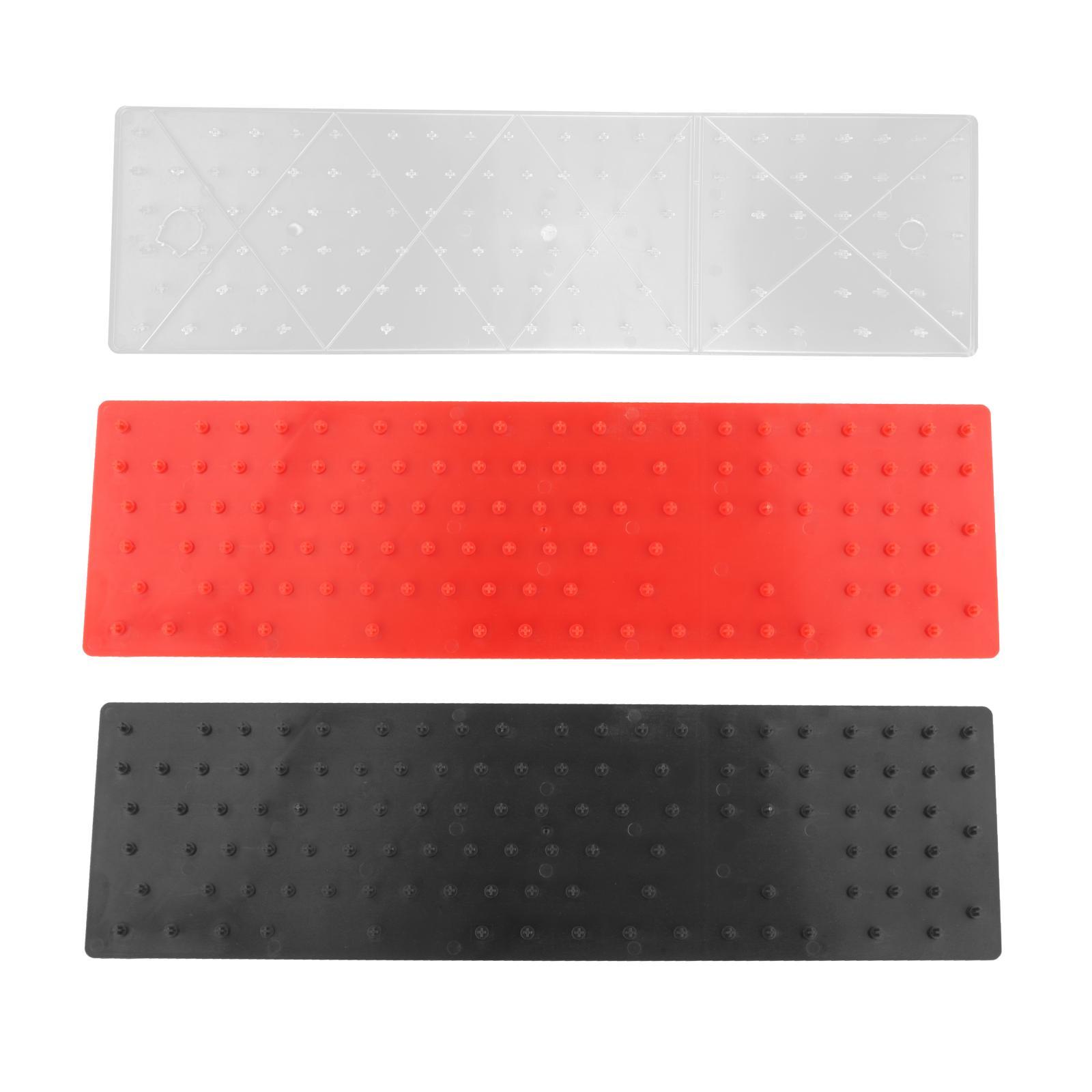 Plastic Keycap Storage Box Display Board, for Keycaps Collection, Keyboard Set Organizer, Dustproof Durable - Black 