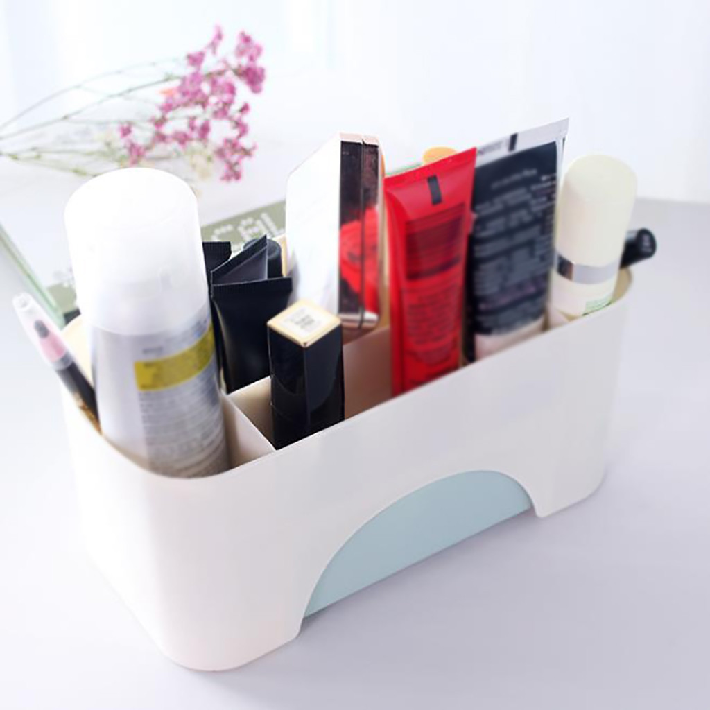 Title 4, Plastic desktop cosmetic box with small drawer ...