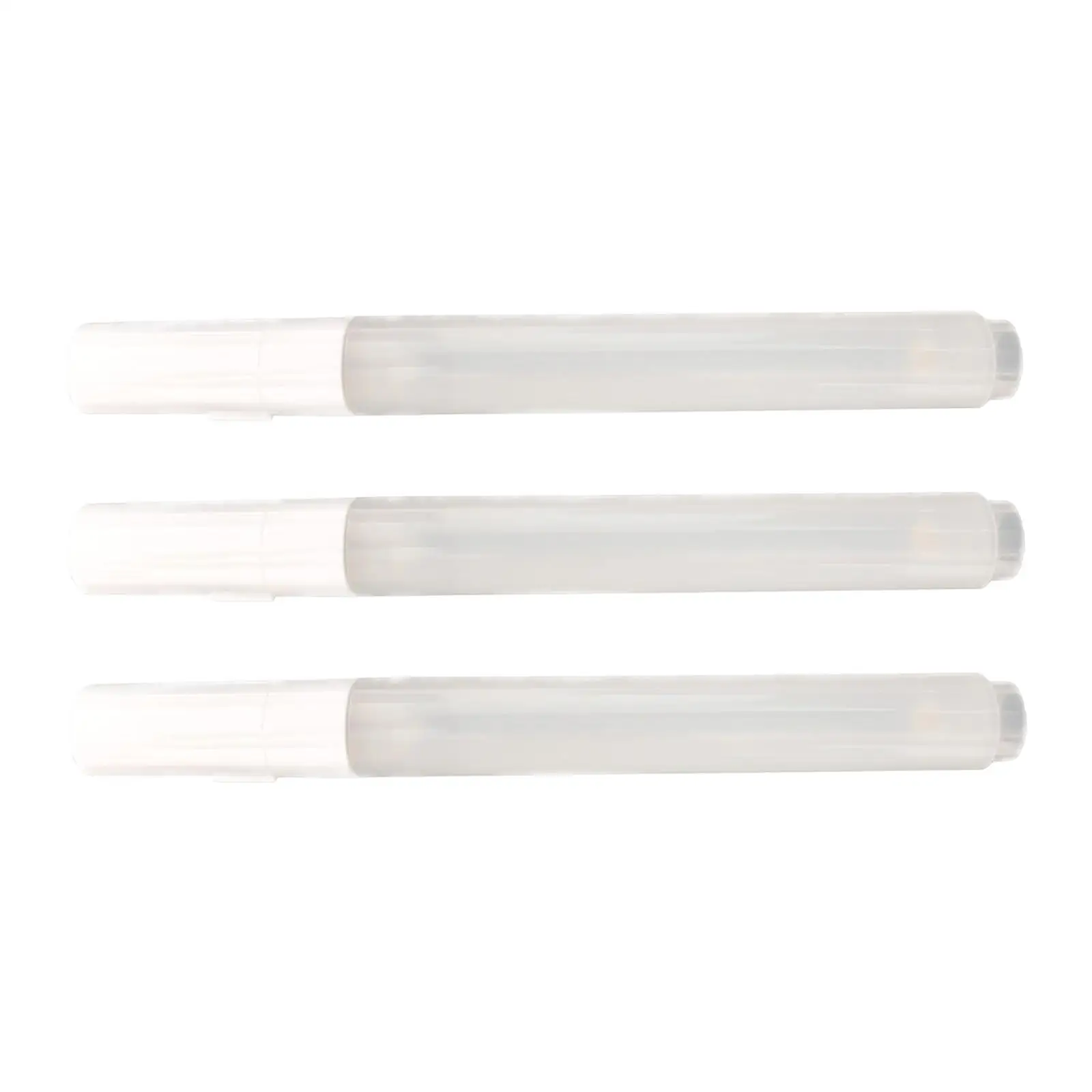 3pcs 4.5mm Plastic Medium Tips Colors Markers Pen Blank Tube Ink