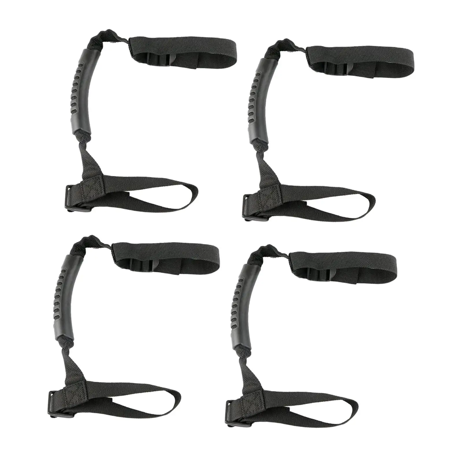 4 Pieces Grab Handles Grip Handle Replaces for Jeep Wrangler Easily Install and Put Off Professional Adjustable Straps