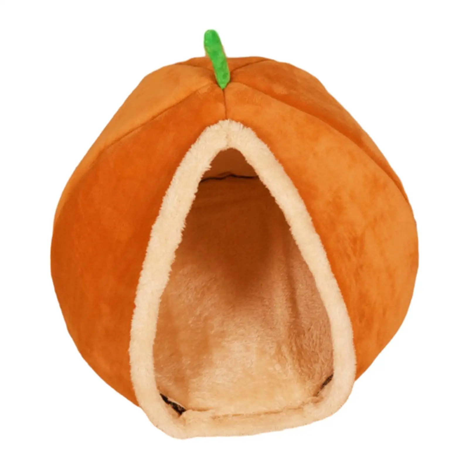Cat House Dog Cat Bed Pumpkin Sleeping Cozy Snooze Furniture Semi Enclosed Pet Cat Nest Cat Bed Cave for Puppy Dog