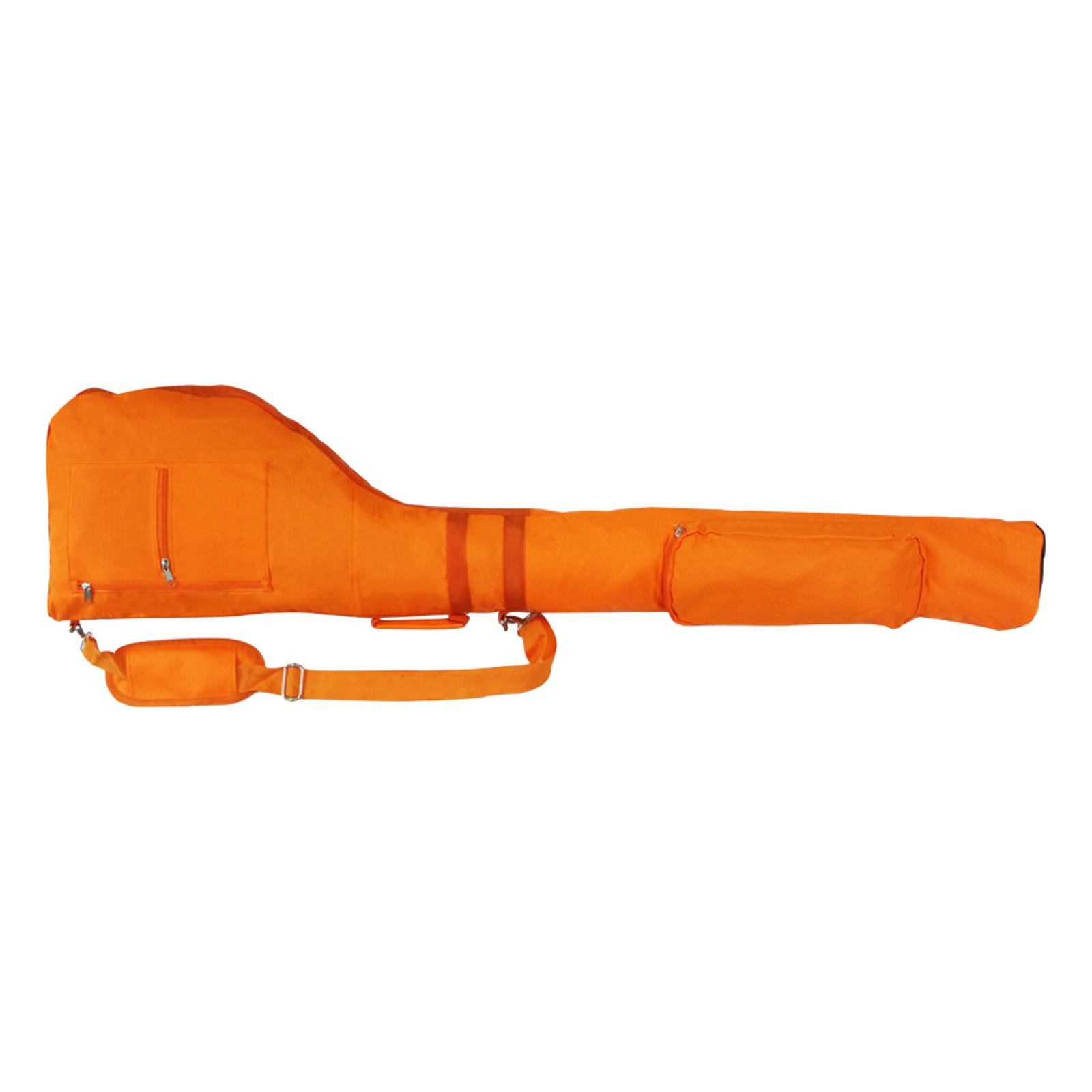 Portable Golf Club Bag Foldable Zippered Lightweight Travel Bag Sunday Bag w/ Carry Handle & Shoulder Strap Clubs Holder Case