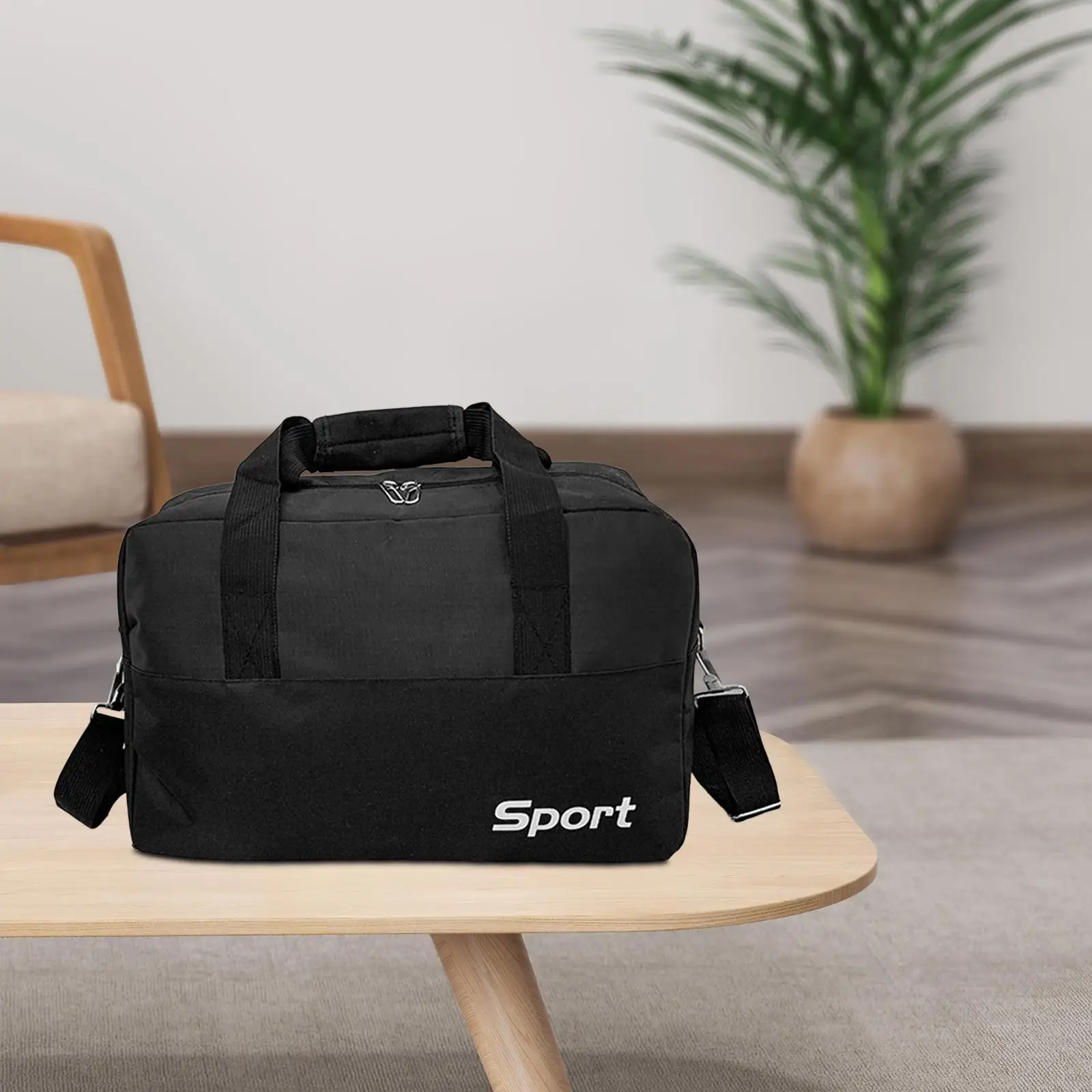 Women Gym Bag Multifunctional with Luggage Sleeve Nylon Durable Large Capacity Fitness Bag for Swimming Weekend Gym Sports