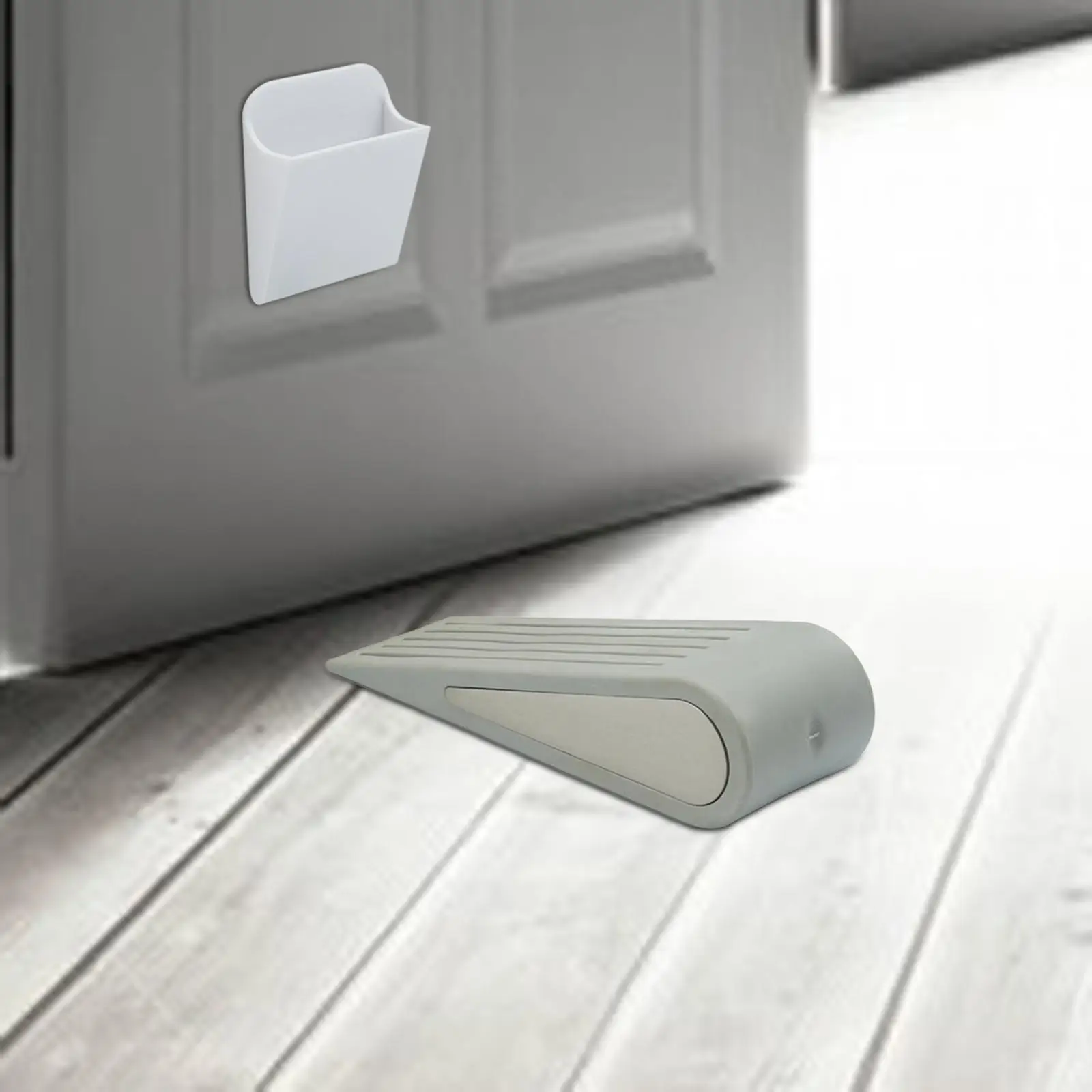 Door Stopper for Floor Wall Carpet Anti Slip Sturdy Floor Protection Door Stop Wedge for Hotel Apartment Kitchen Office Bedroom