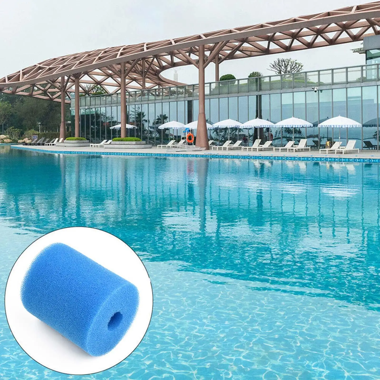 Pool Filter Foam Sponge Cartridge Filter Cleaner Pool Cleaner Foam for Type II Summer Equipment