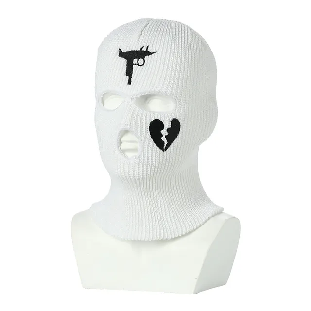 Máscara de esquí de cara completa de 1 agujero, capucha de pasamontañas,  casco de moto, gorro de nie Macarena Cubierta de cara completa
