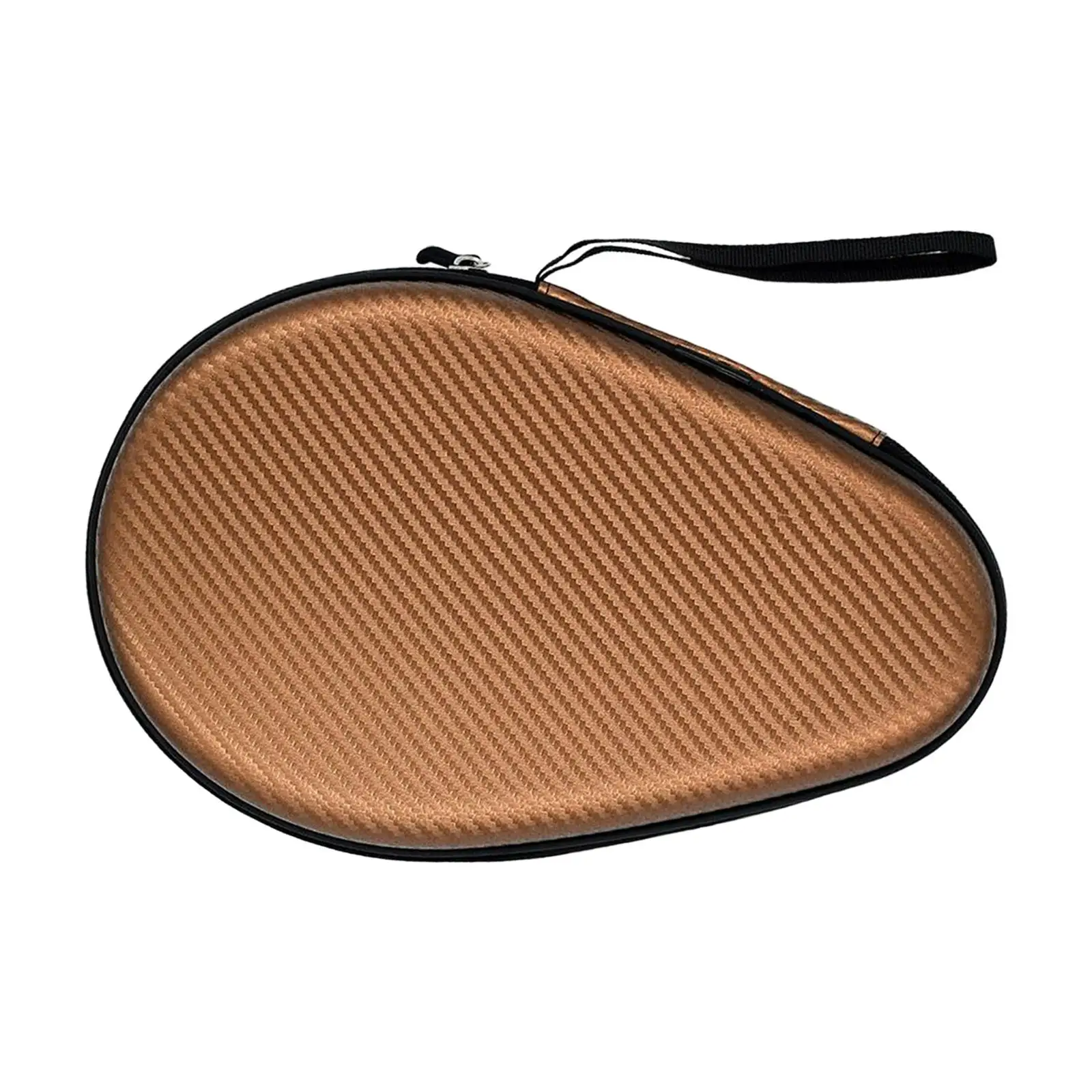 Portable Table Tennis Racket Bag EVA with Zipper for Outdoor Travel Indoor