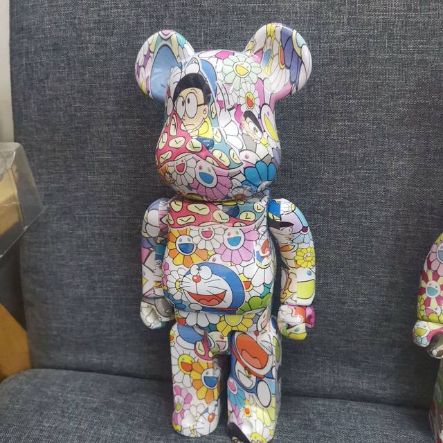 70cm Bearbrick 1000% Japan Cooljapan Pink Sakura Bearbrickly Aciton Figure  Sunflower Anime Paint Dolls Toys