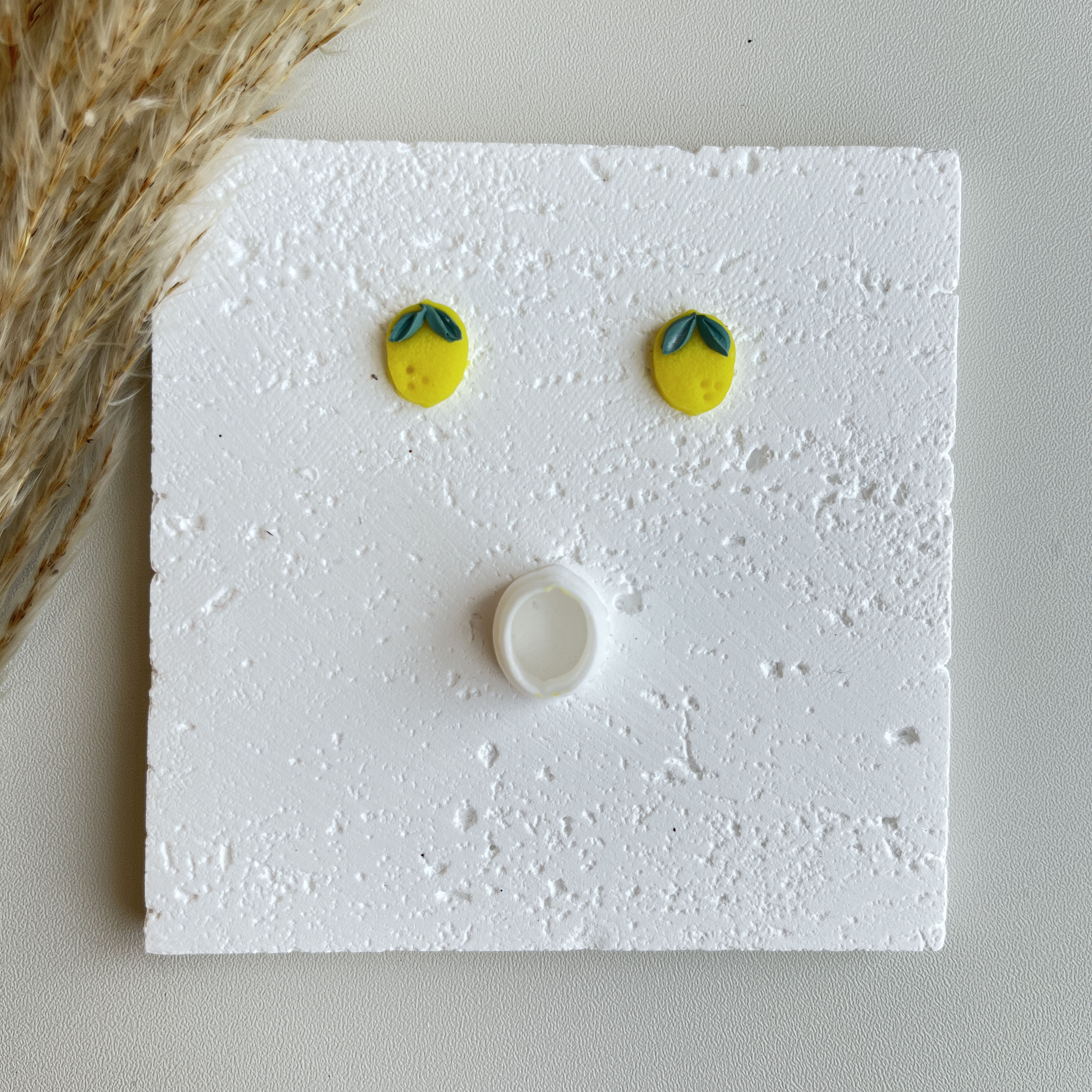 Zitronen scheibe Polymer Clay Formen schöne Frucht scheibe Serie Schneid form Cutter für DIY Ohrringe Schmuck Abzeichen Dekoration machen – Detail 6