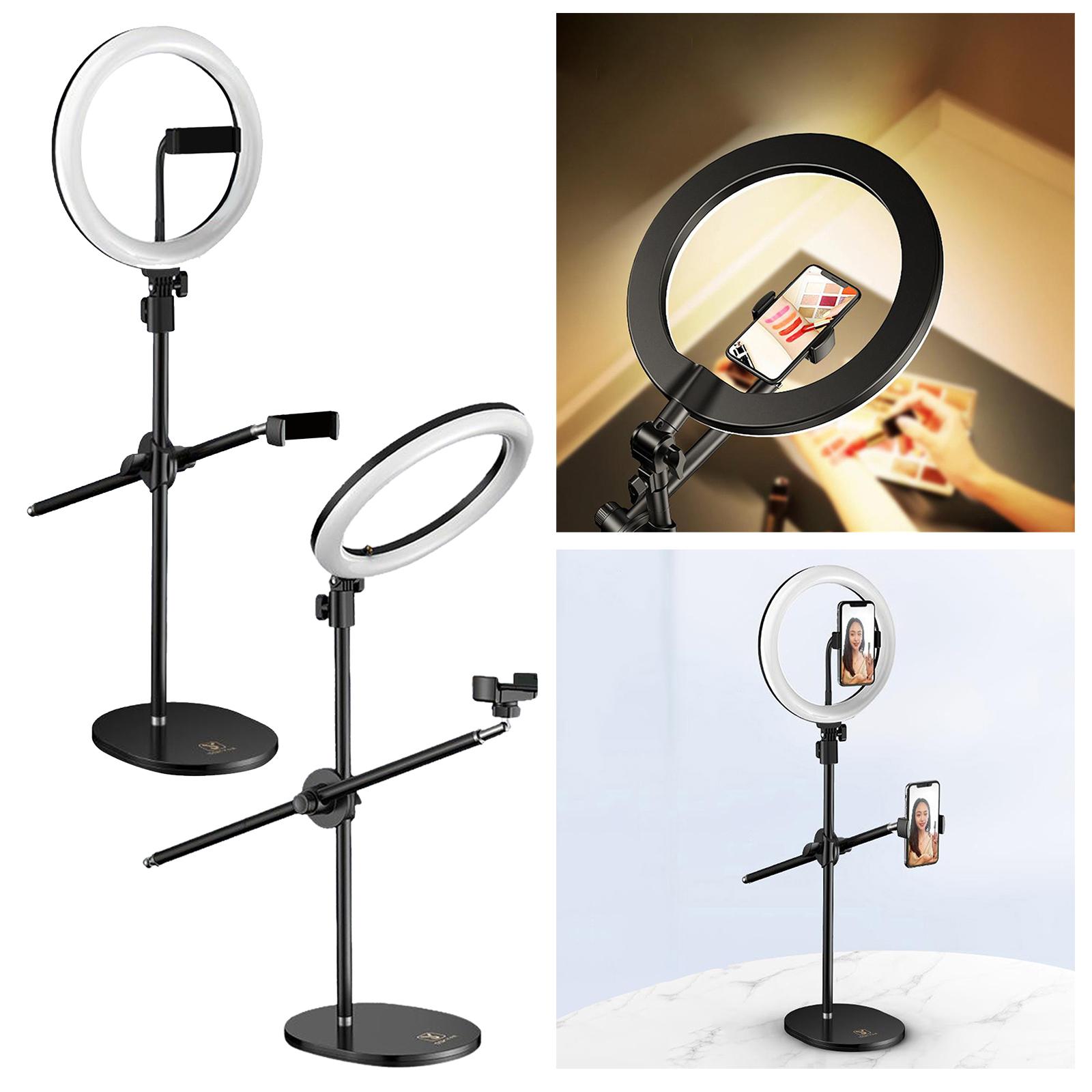 10in LED Selfie Ring Light w/ Stand Phone Holder Kit for Photo Makeup Studio