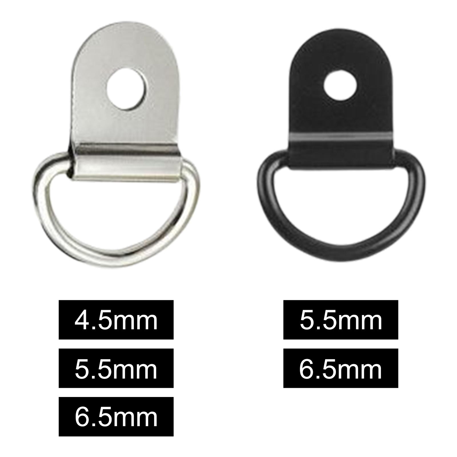 10 Pieces  Ring  Anchors Ring Fittings Stainless Steel Pull Hook Durable Lashing Ring for  Trailers SUV Boats Car