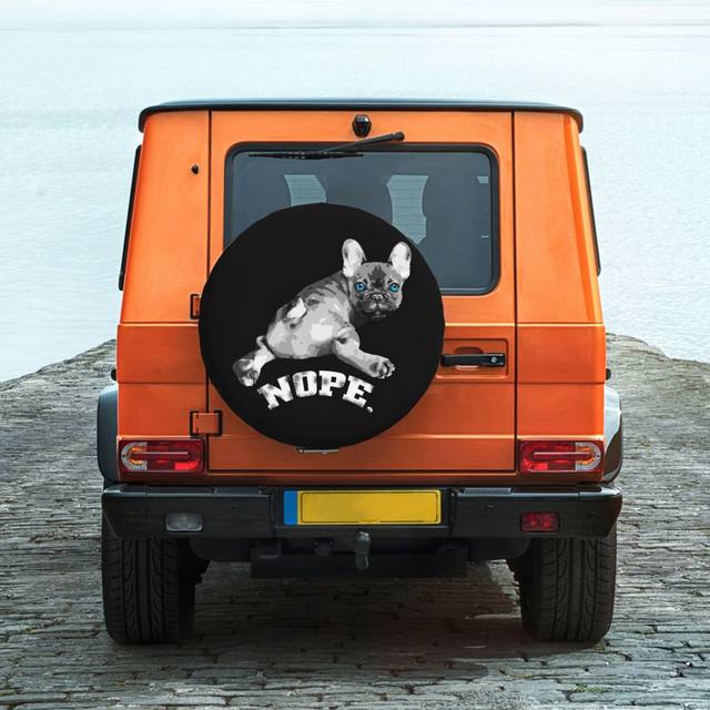 "Life Is Good A Dog Makes It Better" Spare Tire Cover For RV, SUV, Truck - Waterproof Sun Protection