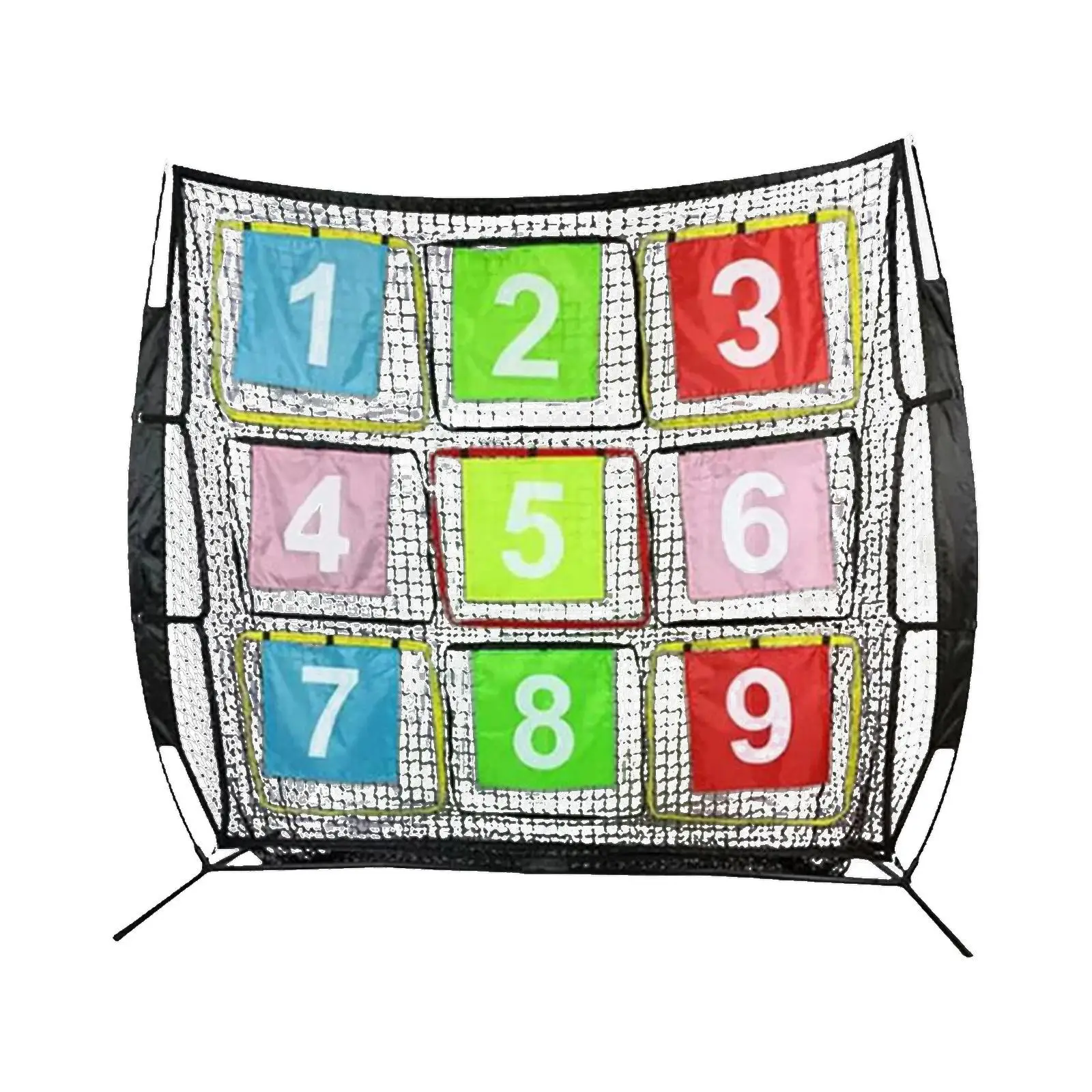 Fly Disc Practice Net Easy Assembly for Game Backyard Indoor