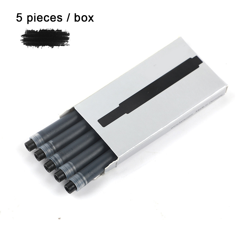 5 teile/schachtel schwarze Einweg-Füll federhalter Tinten patronen ersetzen Stift Nachfüllung t10 für Lingmei Stift – Detail 1