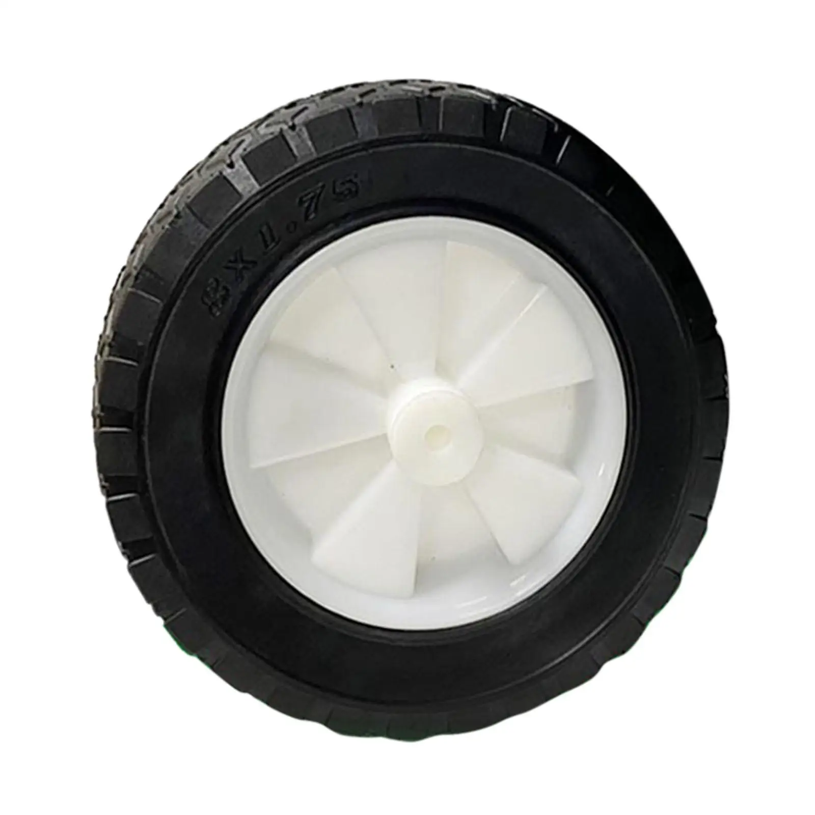 8 inch Wheelbarrow Tire Replacement Wheel Tyres Large Load Capacity Puncture Resistant for Wagon Garden Generator Outdoor Mower