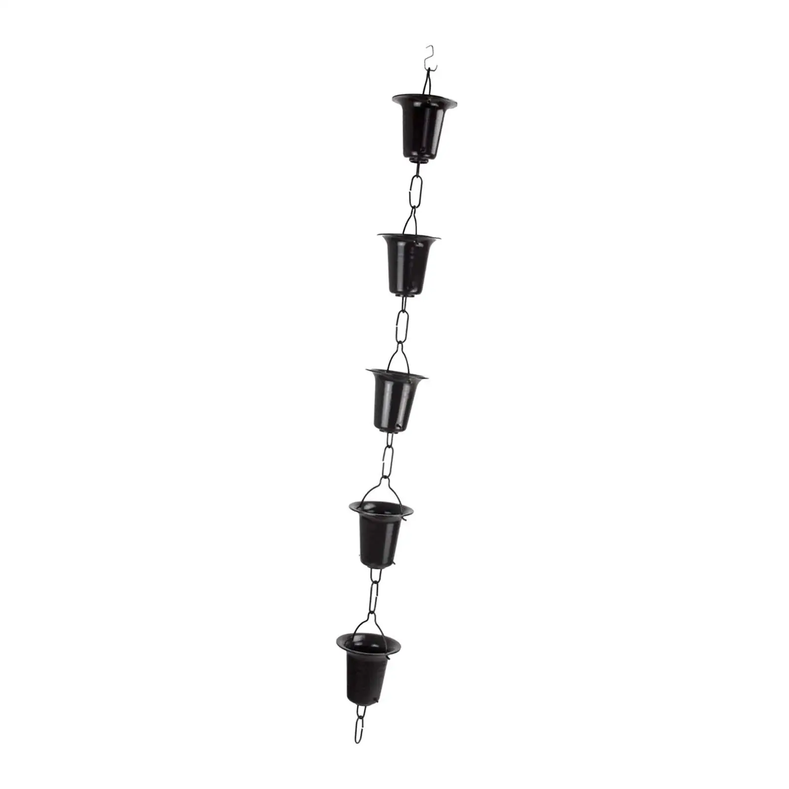 Garden Rain Chains Display 1M Replacement Downspouts for Home Sheds Outdoor