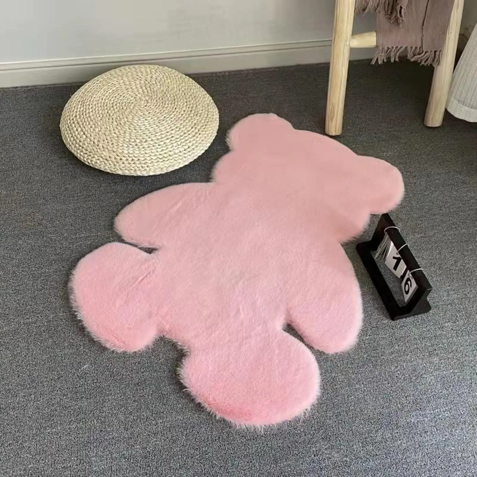 Cute Area Rug Easy Clean Carpet Bedroom Rug Doormat for Living Room Kitchen Porch Entrance Decor