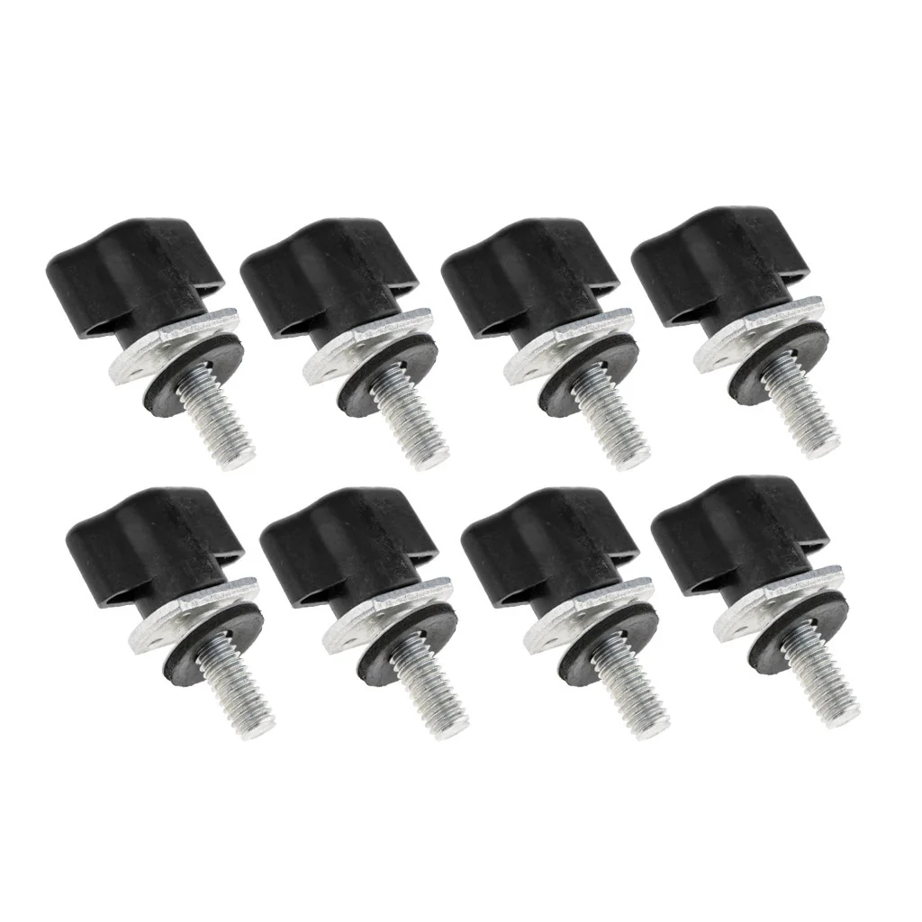 Set of 8 High Quality Hard Top Thumb Screw and Nut Kit for   JK 1995-16
