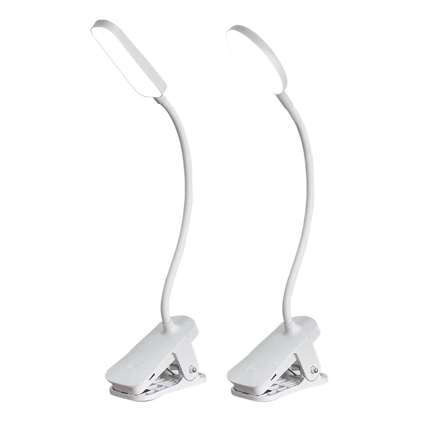 Flexible Arm LED Clip On Table Light Rechargeable Book Lights Eye Caring Table Clamp Lamp Nightlight for Bedside Piano Study