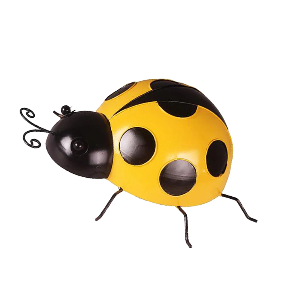 Mini Metal Ladybird Home Decor Kids Toys DIY - indoor e outdoor Decorations