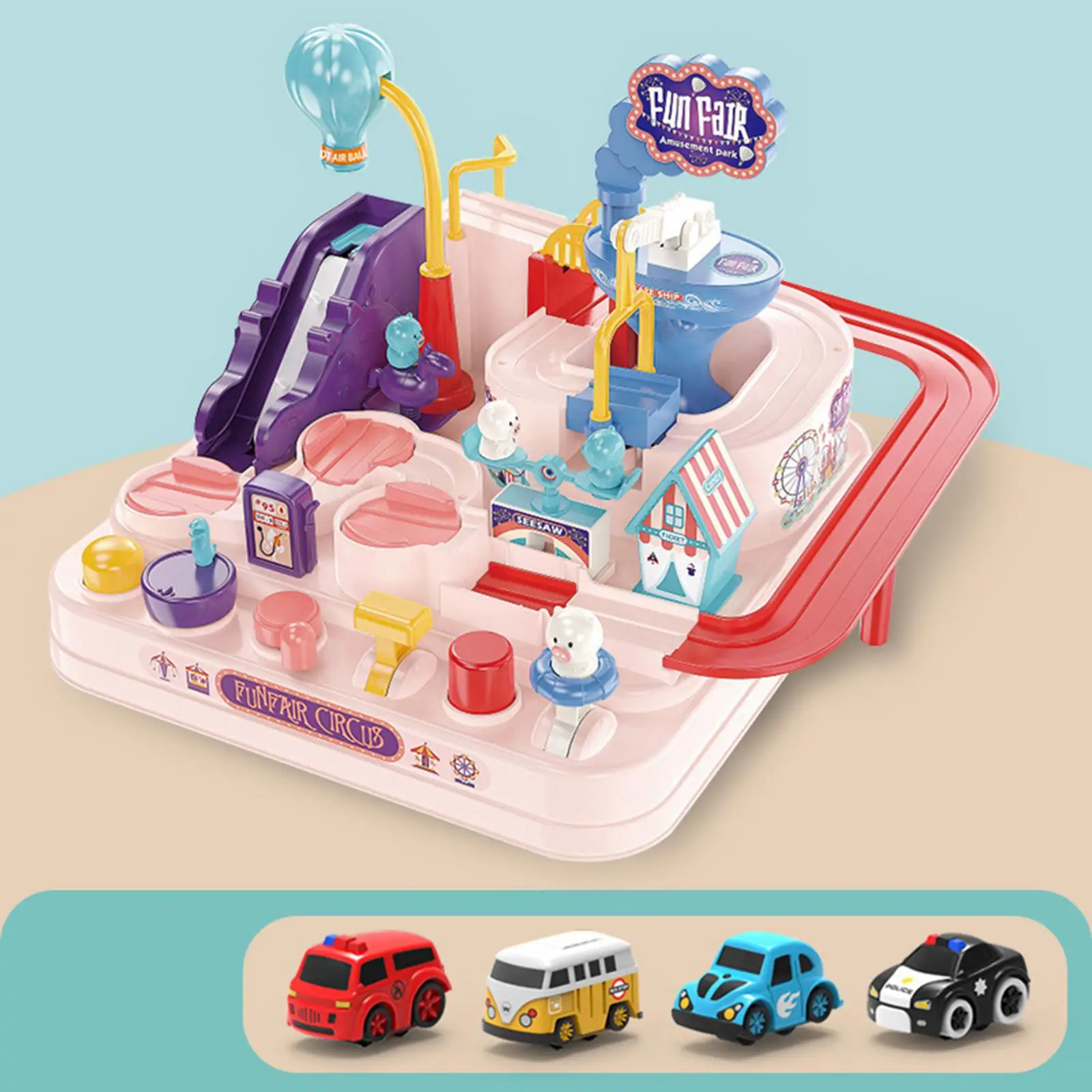 Montessori Car Adventure Toys for Kids 3 4 5 6 7 8 Year Old Holiday Gifts