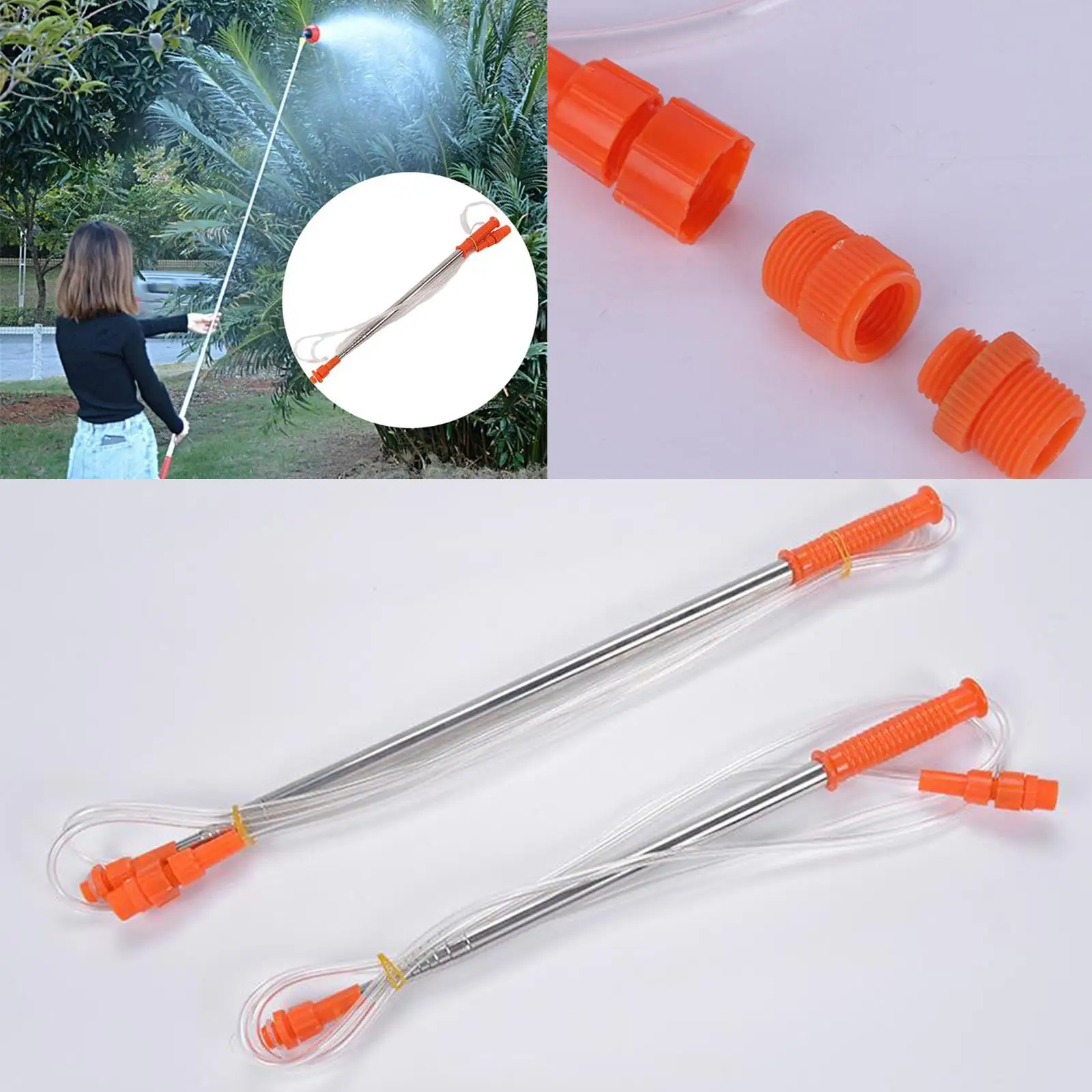 Retractable Spraying Rod for Hand Pressure Sprayer Outdoor  Tree Watering