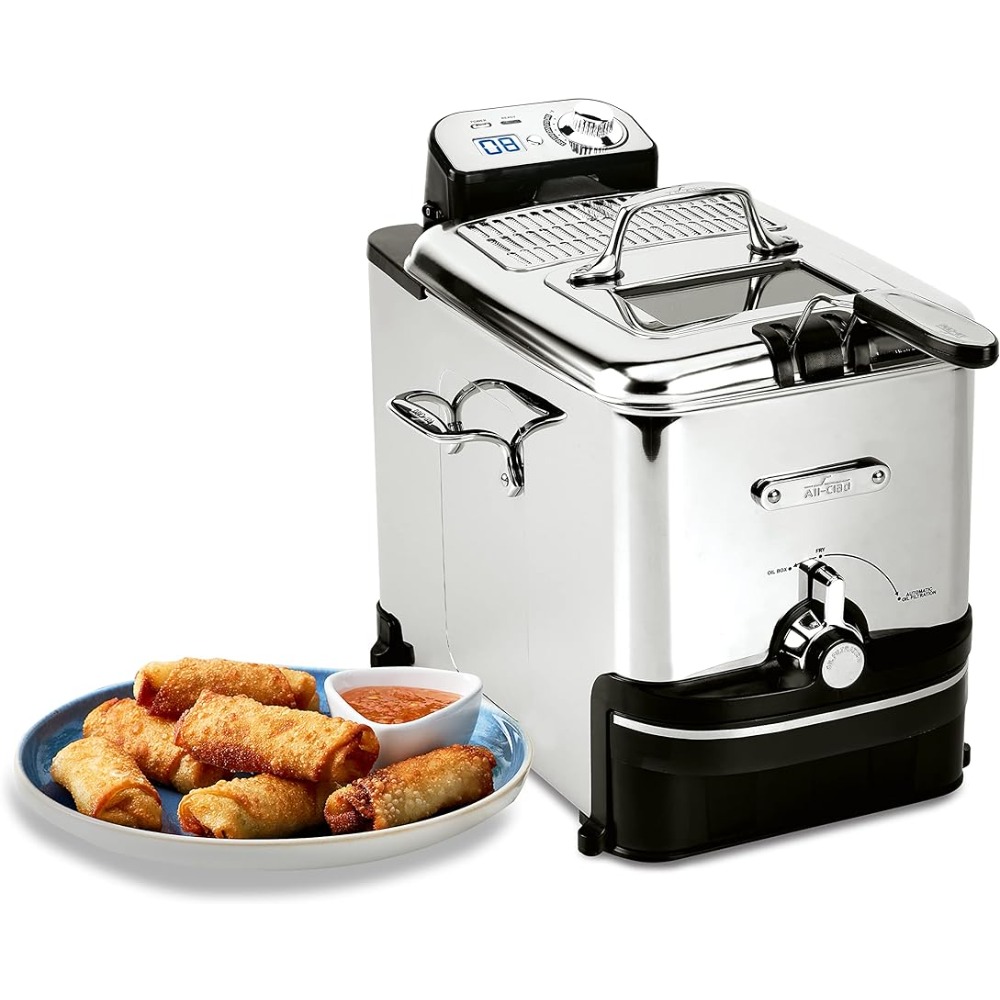 Title 1, Electrics Stainless Steel Deep Fryer with Baske...